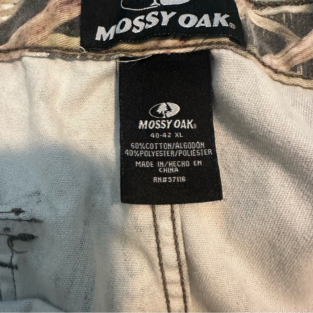 Mossy Oak Mens Camouflage Cargo Pants Size XL 40-42 Hunting Outdoors - Picture 10 of 11